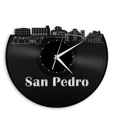 Unique Vinyl Wall Clock SANPEDRO