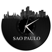 Unique Vinyl Wall Clock SAO PAULO