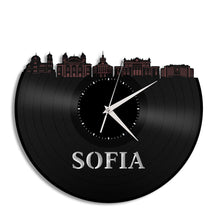 Unique Vinyl Wall Clock Sofia