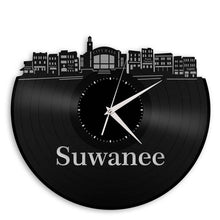 Unique Vinyl Wall Clock SUWANEE