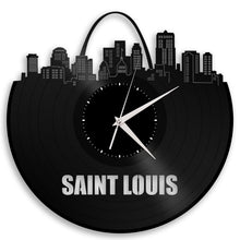 St Louis Skyline Vinyl Wall Clock - VinylShop.US