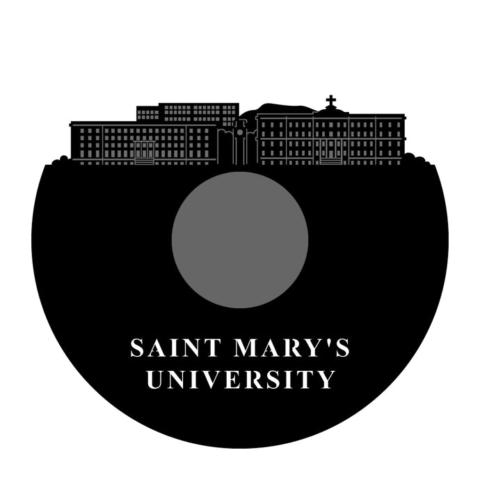Saint Mary's University Wall Art Bl and custom label