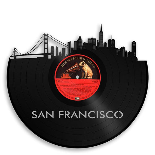 San Francisco Skyline Vinyl Wall Art - VinylShop.US