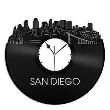 San Diego New Vinyl Wall Clock - VinylShop.US