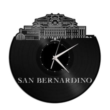 San Bernardino CA Vinyl Wall Clock