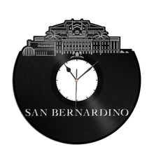 San Bernardino CA Vinyl Wall Clock