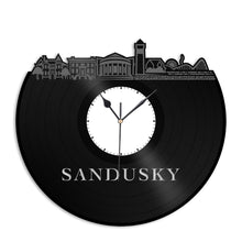 Sandusky Ohio Vinyl Wall Clock