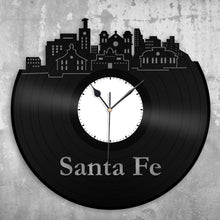 Santa Fe Skyline Vinyl Wall Clock - VinylShop.US