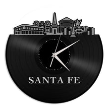 Santa Fe New Mexico Vinyl Wall Clock