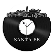 Santa Fe New Mexico Vinyl Wall Clock