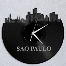 Sao Paulo Vinyl Wall Clock - VinylShop.US