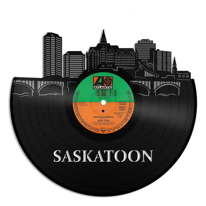 Saskatoon City Vinyl Wall Art - VinylShop.US