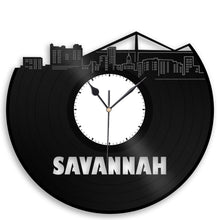 Savannah Skyline Vinyl Wall Clock - VinylShop.US