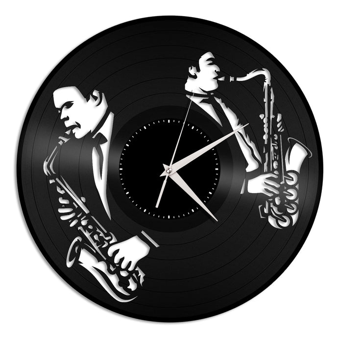 Saxophone Vinyl Wall Clock - VinylShop.US