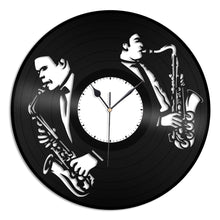 Saxophone Vinyl Wall Clock