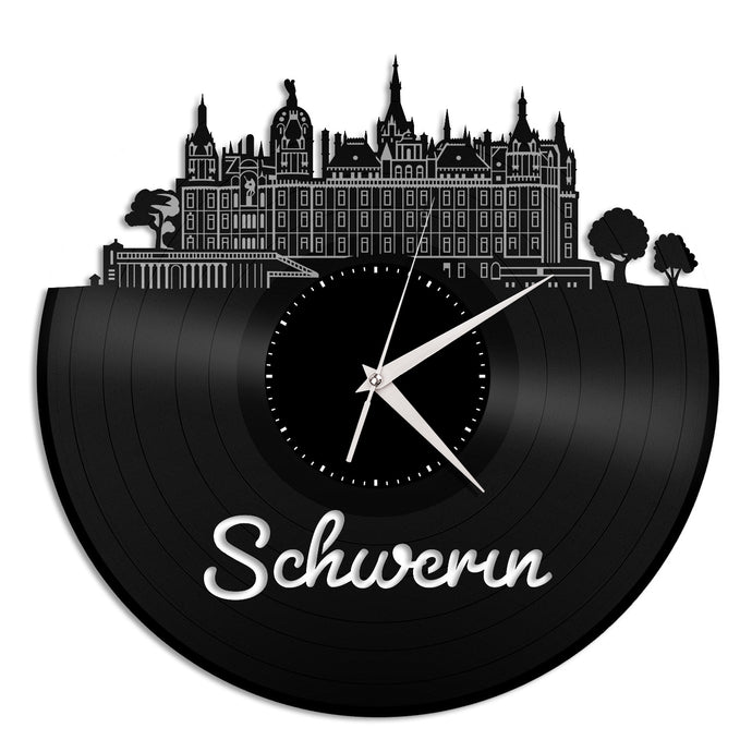 Schwerin Castle Vinyl Wall Clock - VinylShop.US