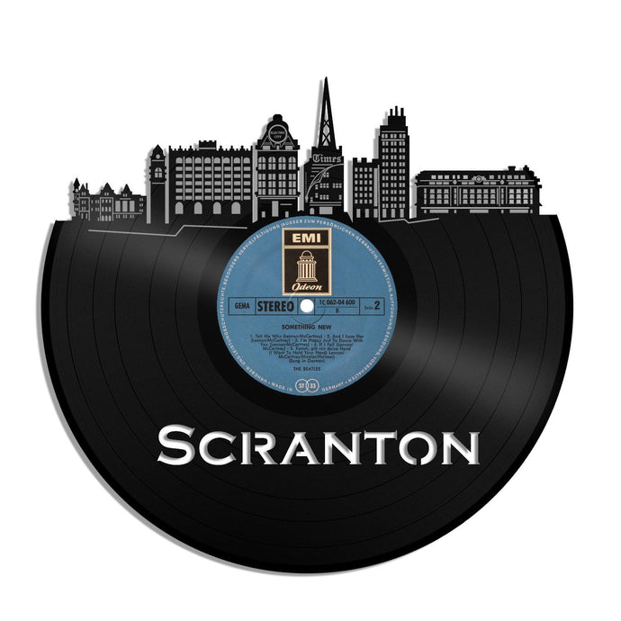 Scranton Skyline Vinyl Wall Art - VinylShop.US