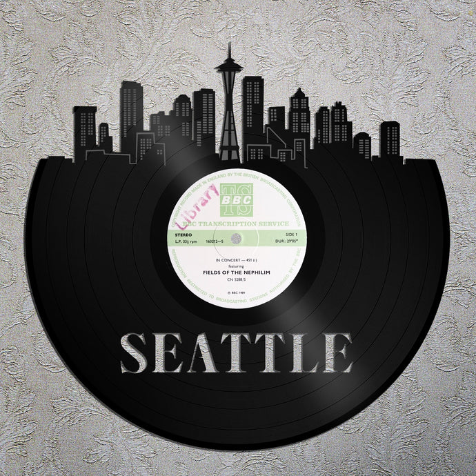 13x Seattle Custom Wall Arts With Custom Labels