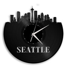 Seattle Skyline Vinyl Wall Clock - VinylShop.US