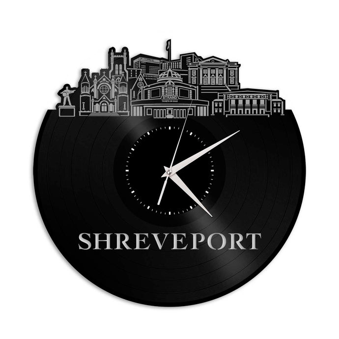 Shreveport LA Vinyl Wall Clock