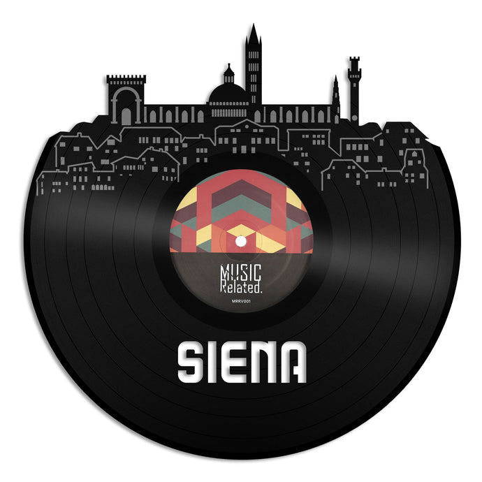 Siena, Italy Skyline Vinyl Wall Art - VinylShop.US