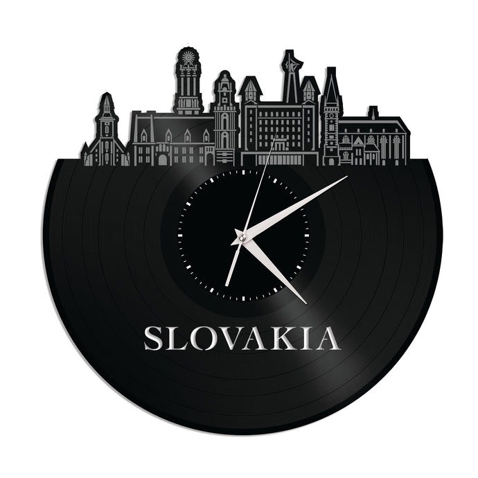 Slovakia Vinyl Wall Clock