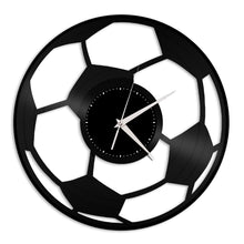 Soccer Ball Vinyl Wall Clock