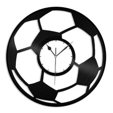 Soccer Ball Vinyl Wall Clock