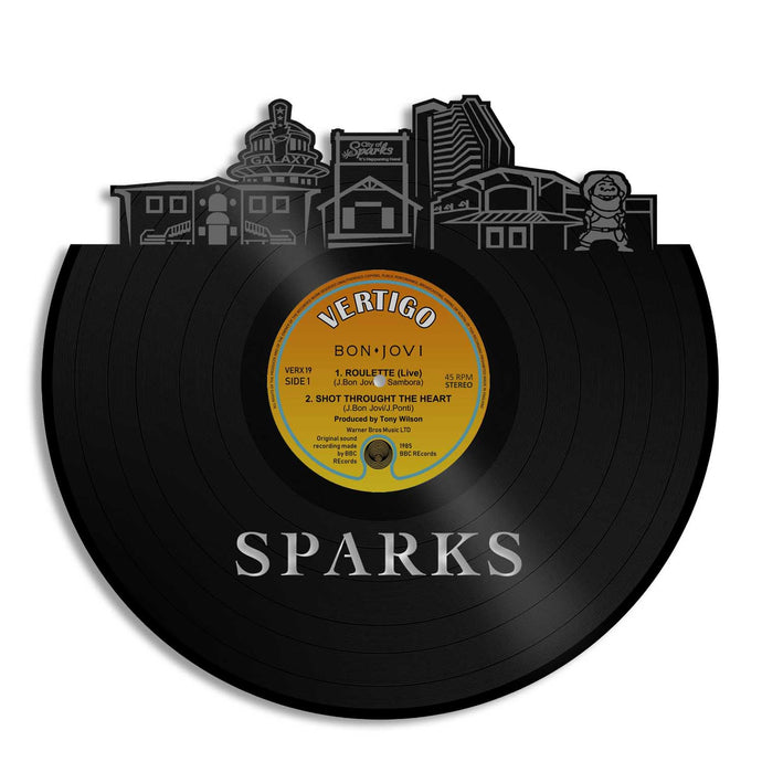 Sparks Nevada Vinyl Wall Art