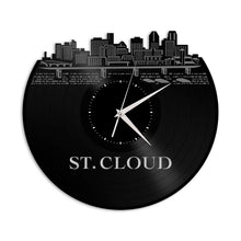 St Cloud MN Vinyl Wall Clock