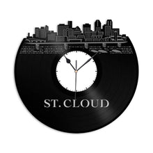 St Cloud MN Vinyl Wall Clock