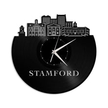 Stamford CT Vinyl Wall Clock