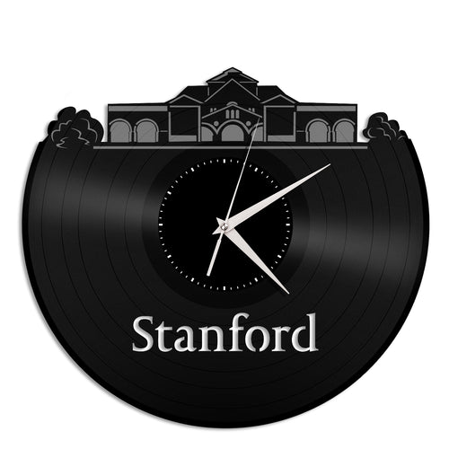 Stanford University Skyline Wall Clock - VinylShop.US
