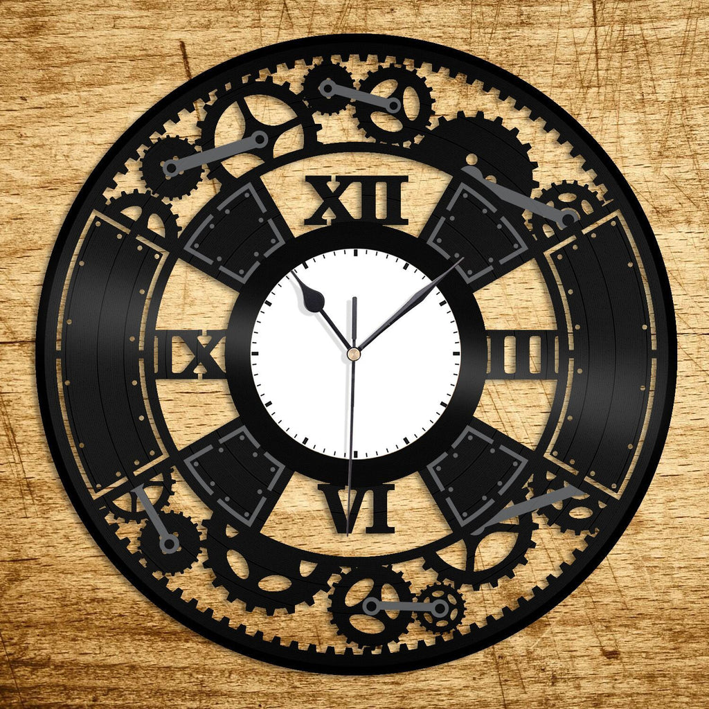 Large Steampunk Wall Clock