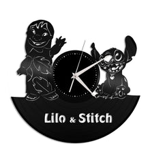 Lilo & Stitch Vinyl Wall Clock - VinylShop.US