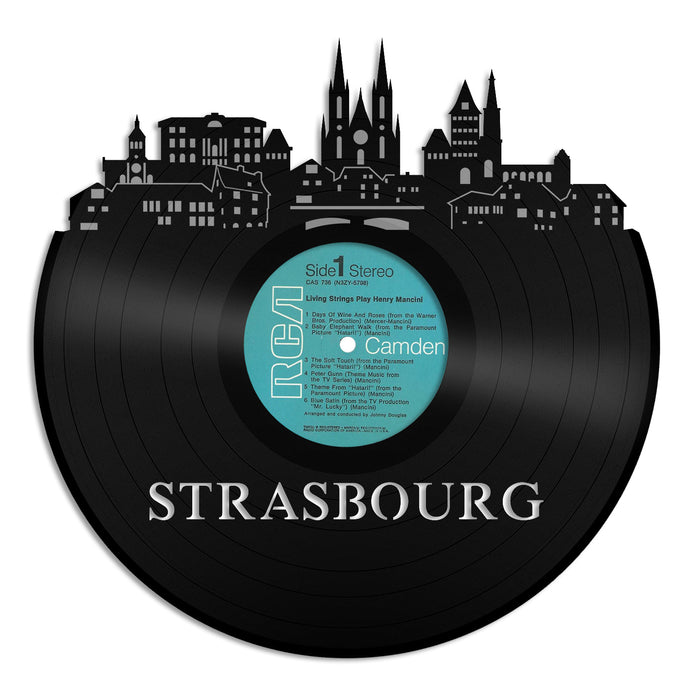 Strasbourg Skyline Vinyl Wall Art - VinylShop.US