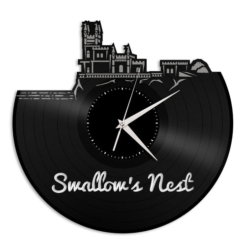Swallow's Nest Vinyl Wall Clock