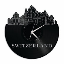 Switzerland Vinyl Wall Clock
