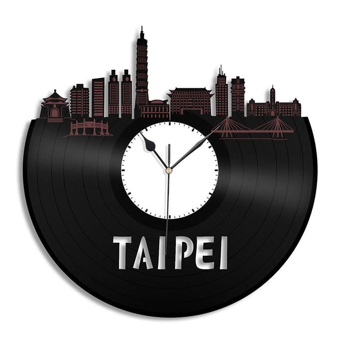 Taipei Vinyl Wall Clock - VinylShop.US