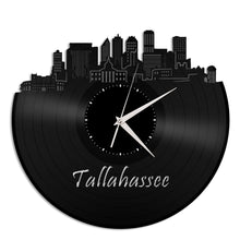 Tallahassee, Florida skyline Vinyl Wall Clock - VinylShop.US