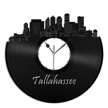 Tallahassee, Florida skyline Vinyl Wall Clock - VinylShop.US