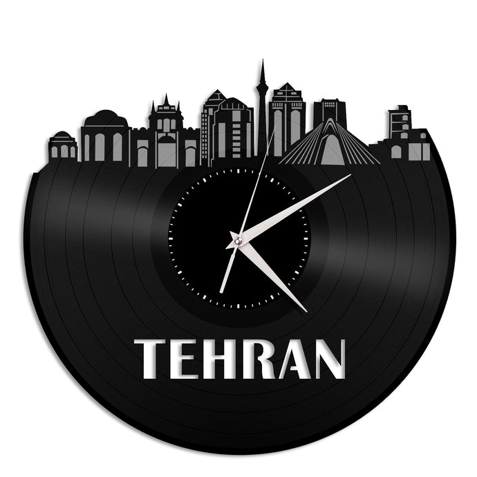 Tehran Vinyl Wall Clock - VinylShop.US
