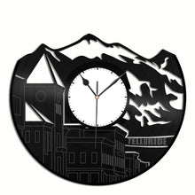 Telluride Colorado Vinyl Wall Clock