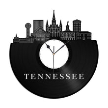 Tennessee Skyline Vinyl Wall Clock - VinylShop.US