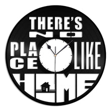 There Is No Place Like Home Vinyl Wall Clock