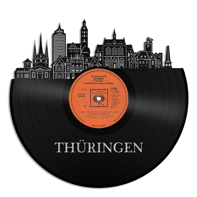 Thuringia Skyline Vinyl Wall Art - VinylShop.US