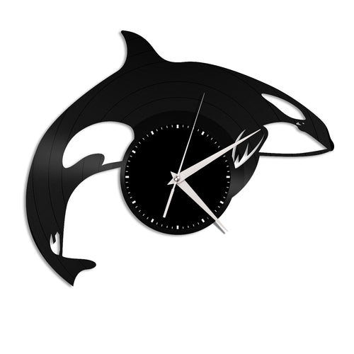 Tilikum Killer Whale Vinyl Wall Clock