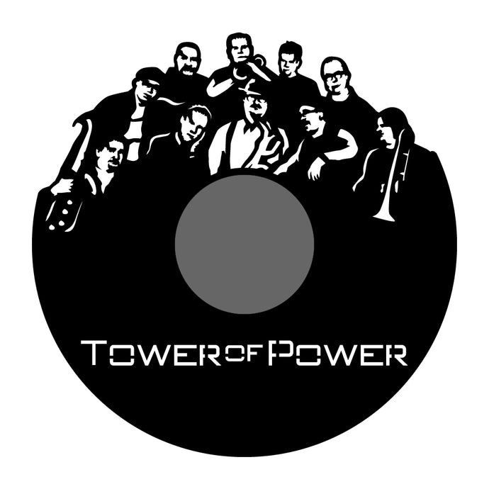 Tower Of Power CLOCK BL / WH
