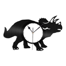 Triceratops Vinyl Wall Clock