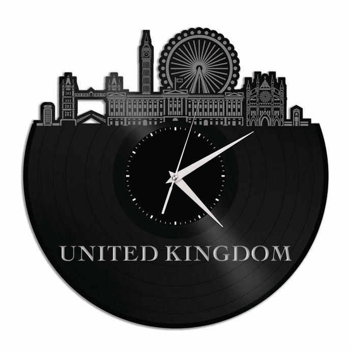 United Kingdom Vinyl Wall Clock